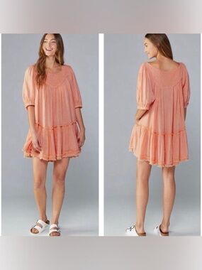 Free People Mystery Land Tunic - Grapefruit